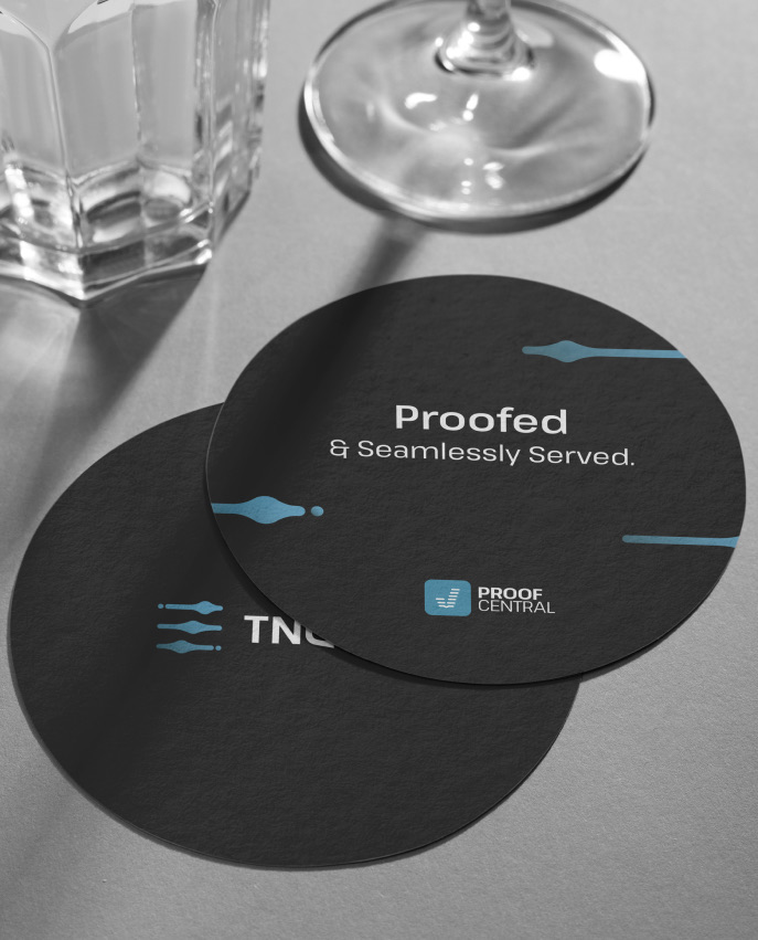 TNQ Tech coaster — Proof Central